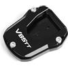 XSFIBHKM cavalletto laterale Ingranditore Piede Per MOTO GUZZI V85TT 2020-2022 Accessori Moto Moto Staffa Laterale Piastra Di Estensione Allargata Foot Pad