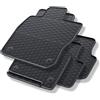 Mossa Tappetini auto gomma adatti per Audi A3 8Y Berlina 2020-.. 4 pz. nero