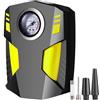 Generisch Gonfiatore digitale per pneumatici, compressore d'aria per pneumatici, pompe per pneumatici, pompa portatile Airs Compressor senza cordless con doppio valore digitale, mostra pompa ad aria elettrica