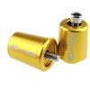 BOSDF Contrappesi Manubrio Moto Per KYMCO Downtown 125 200 250 300 300i 350i k-xct Xciting 400 400i Moto Manubrio Manopole CNC Estremità spina(Gold)