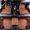 YSQOJF Tappetino Tappeto Tappetini Auto Personalizzati Per Jaguar F-Pace 2015-2020 Anni Dettagli Interni Accessori Auto Tappeto Tappetini Auto(Marrone)