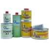 WAGA PAINT S.R.L. Kit Verniciatura Carrozzeria Waga Paint Tecniques - Stucco Beige 2KG + Cat, Fondo Acrilico Poliuretanico Riempitivo LT.1 Catalisi 4:1 Grigio Chiaro + Cat, Trasparente AntiGraffio LT.1 + Cat, Diluente