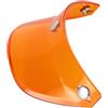 Mqetly Visiera Parasole per Casco, Protezione Parasole 3 Snap, Visiera Parasole per Caschi, con 3 Pulsanti, Sostituisce I Mezzi Caschi, Arancione