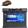Generico Batteria 60Ah A.G.M. per Renault Captur II 1.0 TCE TCE 90 TCE 160 E-Tech Hybrid 2020+