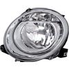 BSSTORE Faro Proiettore H7 Anteriore per 500 (312) 2007-2015 (Sinistra - Lato Conducente)