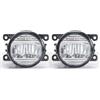 FGHDSSA Gruppo fendinebbia auto Per Fiat Ducato 2006-2023 Gruppo Ottico Fendinebbia A LED H11 Luci Diurne Esterne Per Auto DRL(JZ Yellow)
