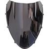 Eejghfwq Moto Cupolino Parabrezza Per Ducati 848 Evo Parabrezza/Parabrezza Moto Nero Deflettore Per Moto(Black)