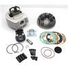 Generico Gruppo Termico CILINDRO VMC STELVIO 177cc Ø 63mm V E S PA PX 125 150 Corsa 57mm, Candela Laterale ALLUMINIO