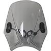 Vbbrswaad Parabrezza moto Per Royal Per Enfield Bullet/Meteor/Classic 350 500 Interceptor 650 Per Continental GT 535 Parabrezza Per Moto Parabrezza Universale(Light Smoke)