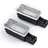 QKLsudua Lampada di cortesia a LED compatibile con Vo-lvo S80 V40 V40CC V60 S60 S80 XC40 XC60 XC90 Bagagli Bagagli Boot Light Footwell Welcome Door Lamp