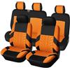 RVEVFBKBAL Auto Per Renault Per Kangoo Per Express Coprisedili Auto(Arancia)