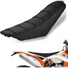 BIUGERCN Coprisella Moto Universale per EXC XC SX CR XR RX RR YZF YZ PW TTR WR, Nero | Compatibilità Universale, Uso Motocross, Dirt Bike ed Enduro, per EXC XC SX CR XR RX RR YZF YZ PW TTR WR KLX KX