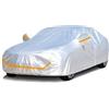 Ufgwhirl Copertura auto per Suzuki Ignis (2016-2022) telo copriauto da esterno,resistente alle intemperie realizzato in tessuto Ox𝐅𝐨𝐫d argento titanio,Antipolvere Antigraffio Traspirante Copriauto