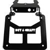 Generico Portatarga Per Beta RR dal 2012 al 2020 (compresi) Pieghevole Moto Motard Enduro Nero con Attacco per Faretto Piccolo