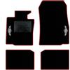 QUEMAR Tappetini Auto per MINI Countryman R60, Bordo Rosso, 2 Ricami | anche Paceman R61 / 2010-2016 / Kit Tappeti Moquette e Gomma su Misura / Set 2 Ant. + 2 Post./ Ricami e Colori Personalizzati
