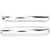 lEUCN Parti Di Ricambio 2 Pezzi Per Mini Per Cooper R50 R53 Hatchback 2001~2004 Coppia Di Modanature Per Paraurti Anteriore(Chrome)