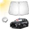 BIBIBO parasole per parabrezza auto con Lexus NX 2022-2025, protezione solare per auto di qualità certificata, pieghevole, con protezione UV