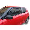J&J AUTOMOTIVE Deflettori d'Aria per Suzuki Swift 3-Porte Berlina 2004-2010, Set da 2 Pezzi, Nero Fumé Oscurato Heko