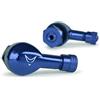 WE ARE RACING. RACEFOXX.COM Valvole angolari fresate, 8,3 mm, coppia, blu