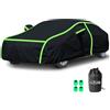 LLJPJXB Telo copriauto per Honda Civic Type R FL5 2023|4595 * 1890 * 1410mm|Telo Copriauto Impermeabile e Traspirante per Esterni-Protezione Integrale(Pioggia,Sole,Polvere)-Con Zip