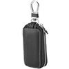 Majatou Proteggi Portachiavi, Custodia per Chiavi per Auto in Pelle PU, Custodia per Portachiavi con Chiave Intelligente per Auto, Borsa per Portachiavi con Telecomando per Chiave(Nero)