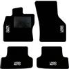 QUEMAR Tappetini Auto per Audi A3 8V e Hybrid, Bordo Nero, 4 Ricami | 2012-2019 / Kit Tappeti Moquette e Gomma su Misura / Set 2 Anteriori + 2 Posteriori / Ricami e Colori Personalizzati