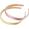 VOCOSTE 2pz Fascia Capelli In Raso Rosa Giallo Per Donne 0.63 | Per Donne, Per Vacanza, Per Viaggio, Per Spiaggia, Dimensioni: 12.3x1.6cm (4.84x0.63)