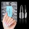 TOMICCA 510 pezzi falsi tips 10 per donne donne nail art fai da te, 15 misure