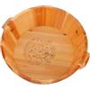 Gatuida Vasca per Pediluvio in Legno e Marrone Finitura Liscia Artigianale per Pratica e Portatile , per Sauna e Uso Domestico Sauna Uso Domestico