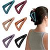 Kavya Mollettone Capelli Donna Elegante in Plastica a Forma di Triangolo per Capelli, Antiscivolo Fermaglio Capelli Donna, per Accessori Pinza per Capelli Sottili(6 Pezzi)-A