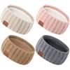 DRESHOW Fascia per Capelli Lavorata a Maglia Calda da Donna Scalda Orecchie Inverno Fascia Elastica All'uncinetto Fasce per Capelli in Pile Spesso