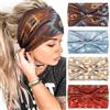 Kavya Fascia Capelli Donna, 4 Pezzi Elastico Bandana Elegante Accessori Sportiva Yoga Donna Boho Fasce Elastiche Multicolore