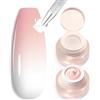 Shining She Smalto Gel Ombre Pat, 1PCS Rosa Pat Painting Gel UV/LED Francese Manicure Art Gradiente Manicure francese Blusher Effetto Gradiente, 2g