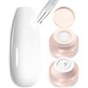 Shining She Smalto Gel Ombre Pat, 1PCS Bianco Pat Painting Gel UV/LED Francese Manicure Art Gradiente Manicure francese, Adatta per la Combinazione con Gel Colorati Effetto Sfumato, 2g