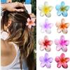 Kavya Mollette Capelli Donna 8 Pezzi, Mollettone Fiore Grande Pinze per Capelli Antiscivolo Fermagli per Capelli Elegante Accessori Capelli Ragazze