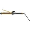 GAMMAPIU' Clip XL Ferro Arricciacapelli Professionale Ø32mm, Finitura Oro 24K, Piastra Arricciacapelli con Puntale Anticalore, Riscaldamento Rapido, Ferro per Onde Marcate, 4 Livelli Temperatura