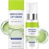 JASUBAI Crema viso lifting istantaneo, 2 minuti rassodante anti invecchiamento con estratto vegetale di acido ialuronico, crema rassodante per viso e collo, idratante temporaneo per rassodare la pelle (1
