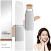 Sgjwyc Bastone bianco coreano per fondotinta Coreano che cambia colore bianco, correttore di fondazione coreano a lunga durata, idratante e leggero. (colore della pelle scura)