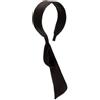 ASTRQLE Fasce per capelli in raso nero di alta qualità con fiocco, antiscivolo, larghe, turbante, fascia per capelli, fascia per capelli, accessori per capelli per donne e ragazze