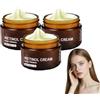 VKaoess Crema al retinolo per il viso anti-età - Crema rassodante al retinolo - Miscela antirughe avanzata per rassodare la pelle, migliorare l'elasticità e idratarla, per tutti i tipi di pelle (3 scatole)