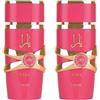 Lattafa Yara Candy Eau de Parfum Spray for Women, 3.4 Ounce (confezione da 2)