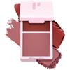 Generic Palette di fard in polvere, 2 tonalità di fard con crema e polvere pressata opaca, palette di fard rosa caramella e pesca ad alta pigmentazione