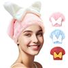 Meichoon Asciugamani per capelli in microfibra ad asciugatura rapida, confezione da 3 pezzi, con fascia elastica a forma di fiocco, per capelli morbidi senza crespo DK60 A