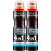 L'Oreal Paris L'Oréal Paris Men Expert Carbon Protect Deodorante Spray Anti-Traspirante 4in1 Protezione 48h Contro Cattivi Odori e Umidità - 2 Flaconi da 150ml