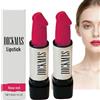 WRANBAO Merry DCKMAS - Rossetto divertente per rossetto, regalo originale per feste, elefante bianco, addio al nubilato, rossetto (rosa rossa)