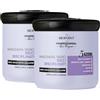 FEI FAN Maschera Siero RICCI DISCIPLINATI Per Capelli Ricci e Mossi. Con Amino Serum+Phyto-Collagene. 5 Azioni, Dona Vitalità e Benessere Ai Capelli 400ml (2 Unità)