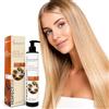 Alonia Cosmetics® 300ml MAXI formato Latte Crema Lisciante Anticrespo Professionale vegano per capelli Effetto Seta, Liscia, Lucida, Protegge, nutre, Arricchito con Olio di Argan e Cheratina