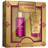Generico Montage Intense Cofanetto Profumo EDP 50ml + Crema Corpo 50ml - Caffè, Rosa, Muschio Bianco, Ambra & Vaniglia - Idea Regalo Donna - Set Profumazione Intensa e Sensuale