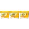 Garnier Fructis Hairfood Banana 3 in 1 Maschera nutriente idratante per capelli secchi, nutre e dona ai capelli una maggiore morbidezza, (3 x 390 ml)