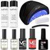 Starter Kit MESAUDA Kit Smalto Gel Semipermanente Base & Top + Forno LED 48W + Ultrabond + Soak Off Remover + Cleanser + Nail Prep + Smalto MeSauda Me Rosso + Lima + Buffer + Smalto 10 Ml in Omaggio